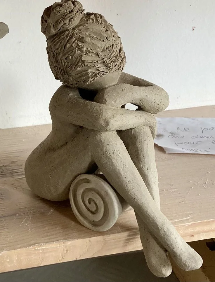 clay statue